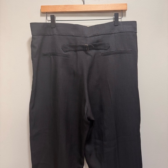 Chloe Black Wool Blend Trouser Pants Size 44 - Picture 5 of 14